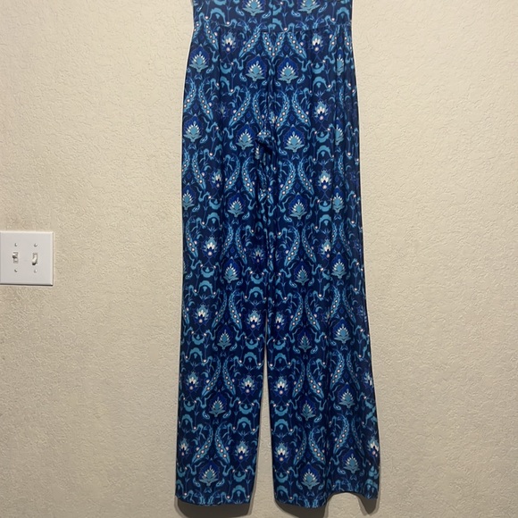 Lilly Wolly Doodle printed palazzo pants size MT - Picture 4 of 7